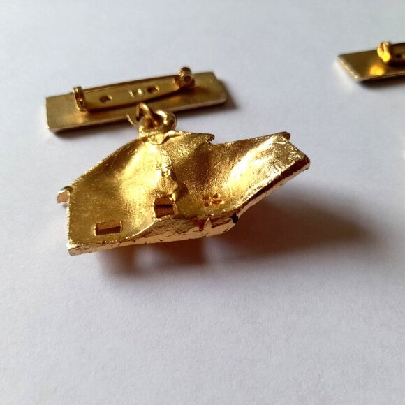 Vintage Bruce Edmeades Sales Lapel Pins Lot of 2 Paper House Advertising Promo - Picture 5 of 6